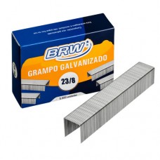 Grampos Galvanizados 23/8 Cx com 5000 Unidades BRW GR2308